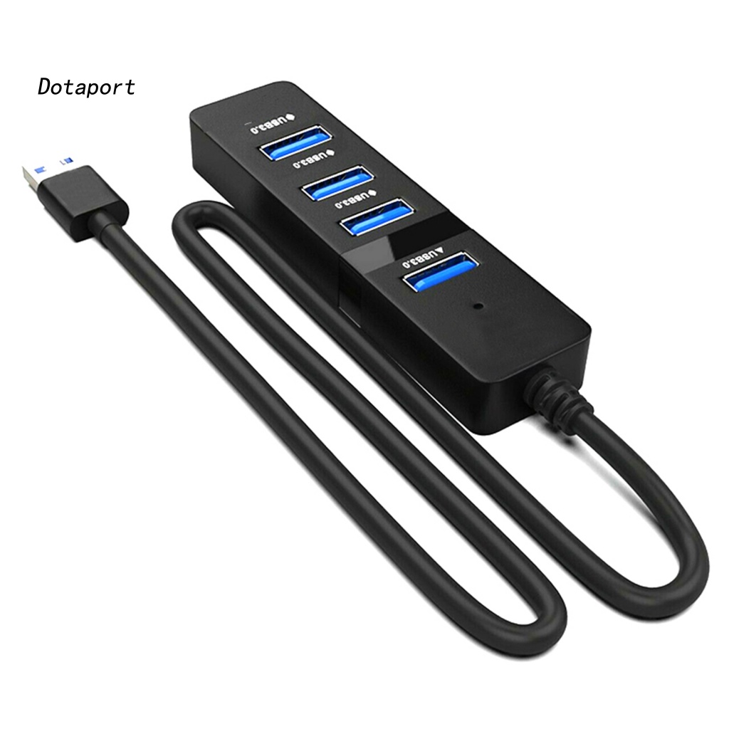 Bộ Hub Chia 2 Cổng USB 3.0 4 Cổng Ra Có Đèn LED Tiện Dụng