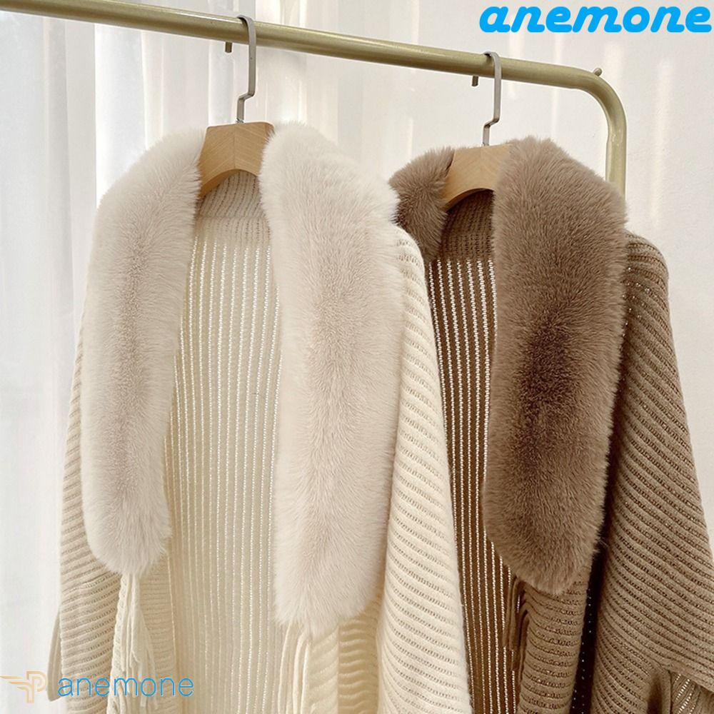 Khăn Choàng Cổ Vải Cashmere Màu Trơn Giữ Ấm Mùa Thu Đông Thanh Lịch Cho Nữ