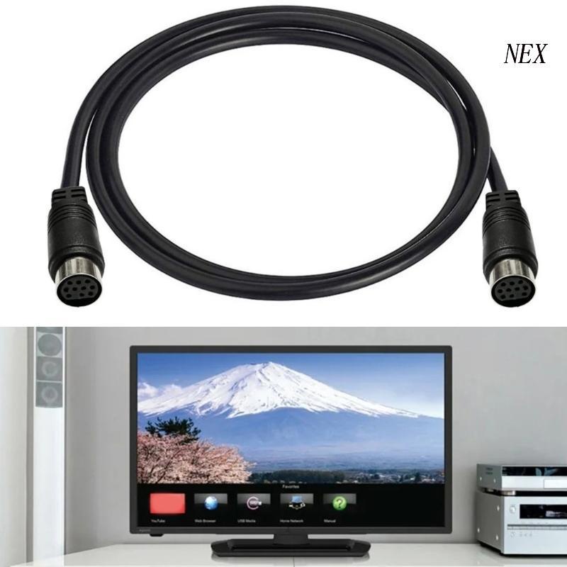 Dây Cáp Nối Dài 3 / 1.5 / 1 / 0.5m S-video Mini Din 10Pin Female Sang Female Cho Máy Chiếu VCR DVD TV