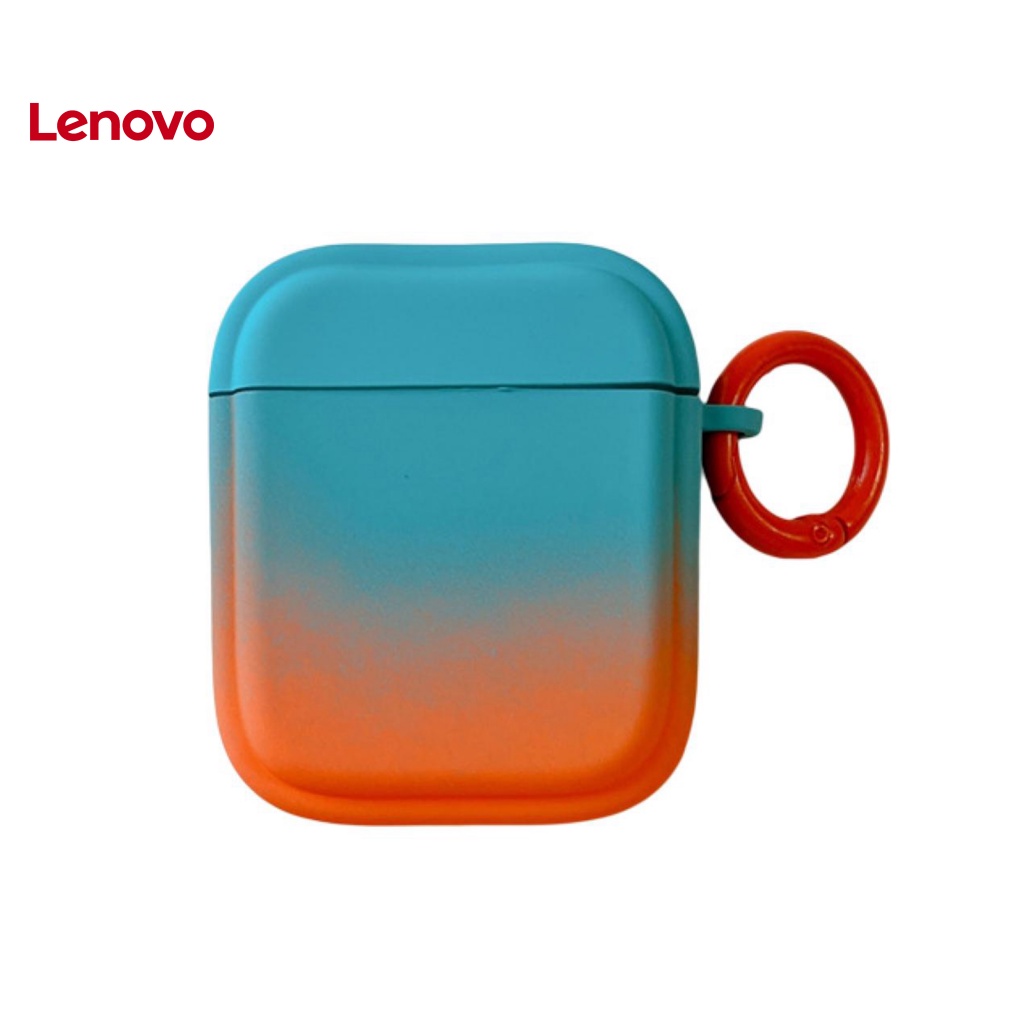 Vỏ bảo vệ hộp sạc tai nghe bluetooth LENOVO sunflower màu gradient chống sốc/ mòn thích hợp cho Airpods Pro2/Pro/1/2/3