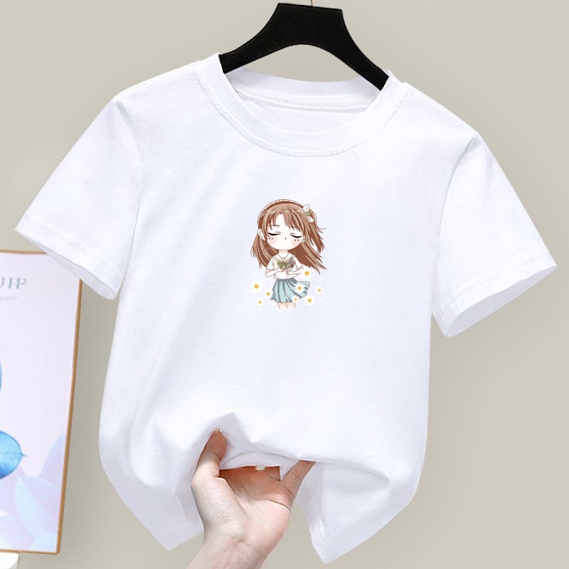 Áo Thun Cotton Unisex Phong Cách Nhật Bản Mừng Năm Mới Cho Bé