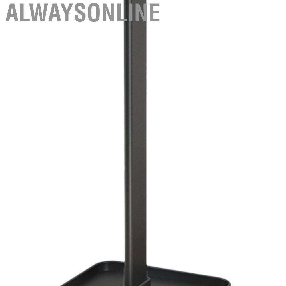 Alwaysonline Headphone Stand Universal Removable Desktop Headset Holder for All Headphones Size Black