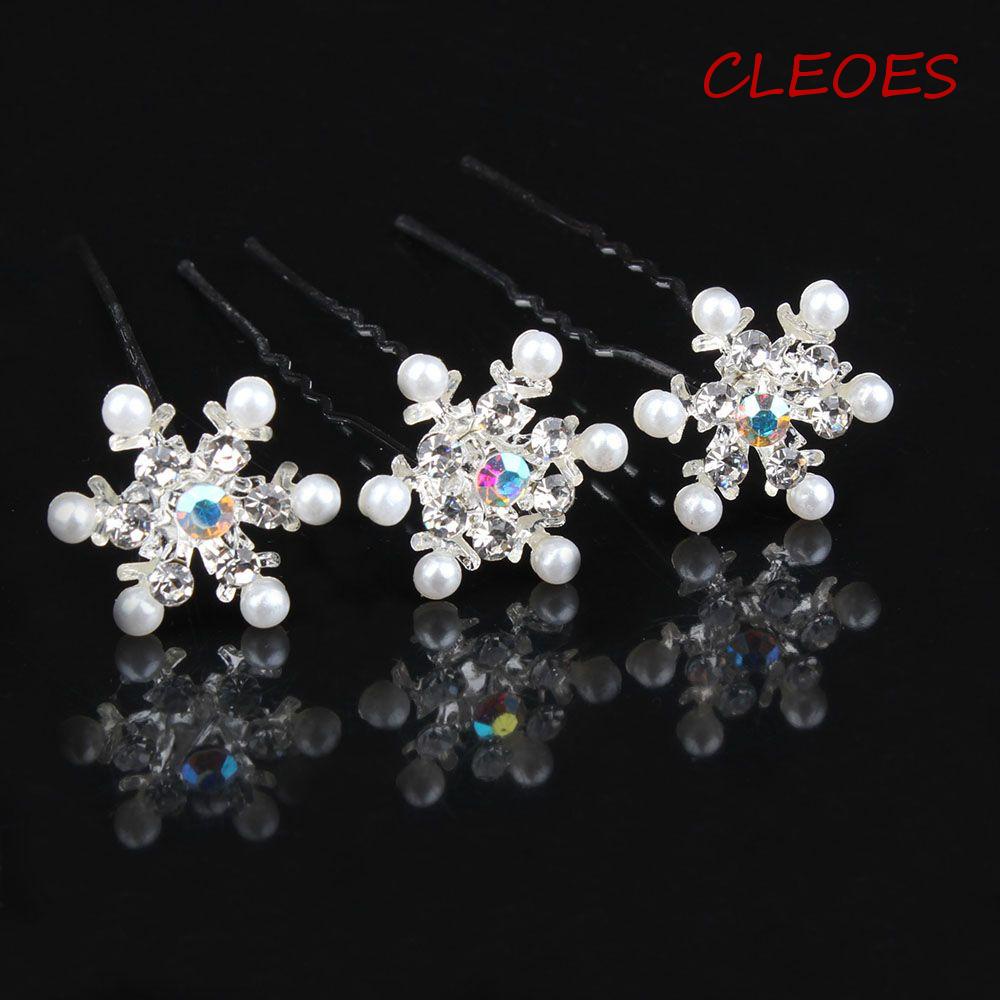 Set 5 Kẹp Tóc Hoa Tuyết Cho Nữ