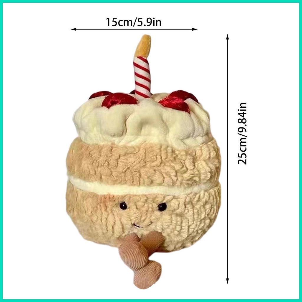 Đồ Chơi Nhồi Bông Hình Bánh Cupcake Dễ Thương