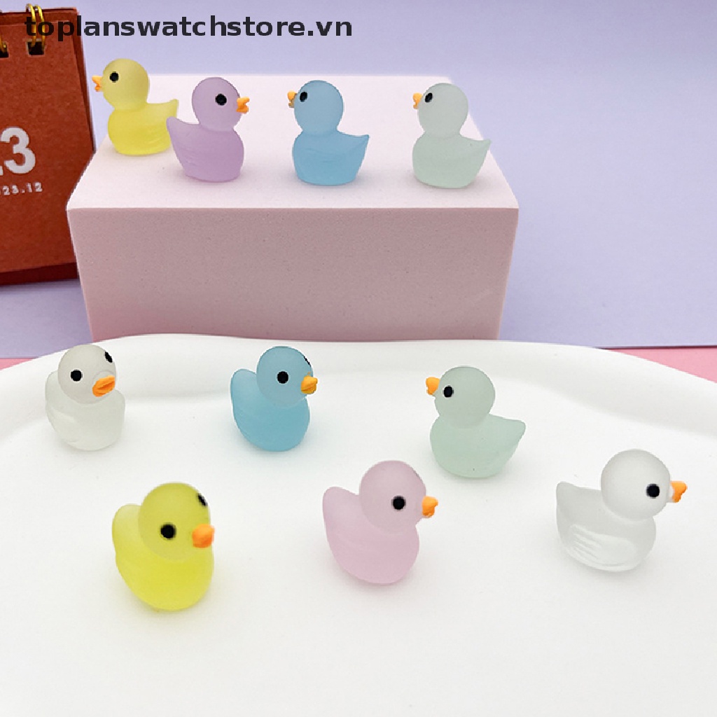 Set 5 Chú Vịt Dạ Quang Dễ Thương Dùng Trang Trí