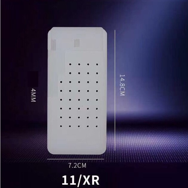 Tấm Silicon lót bàn nhiệt vệ sinh keo màn hình i.Phone 11 / XR