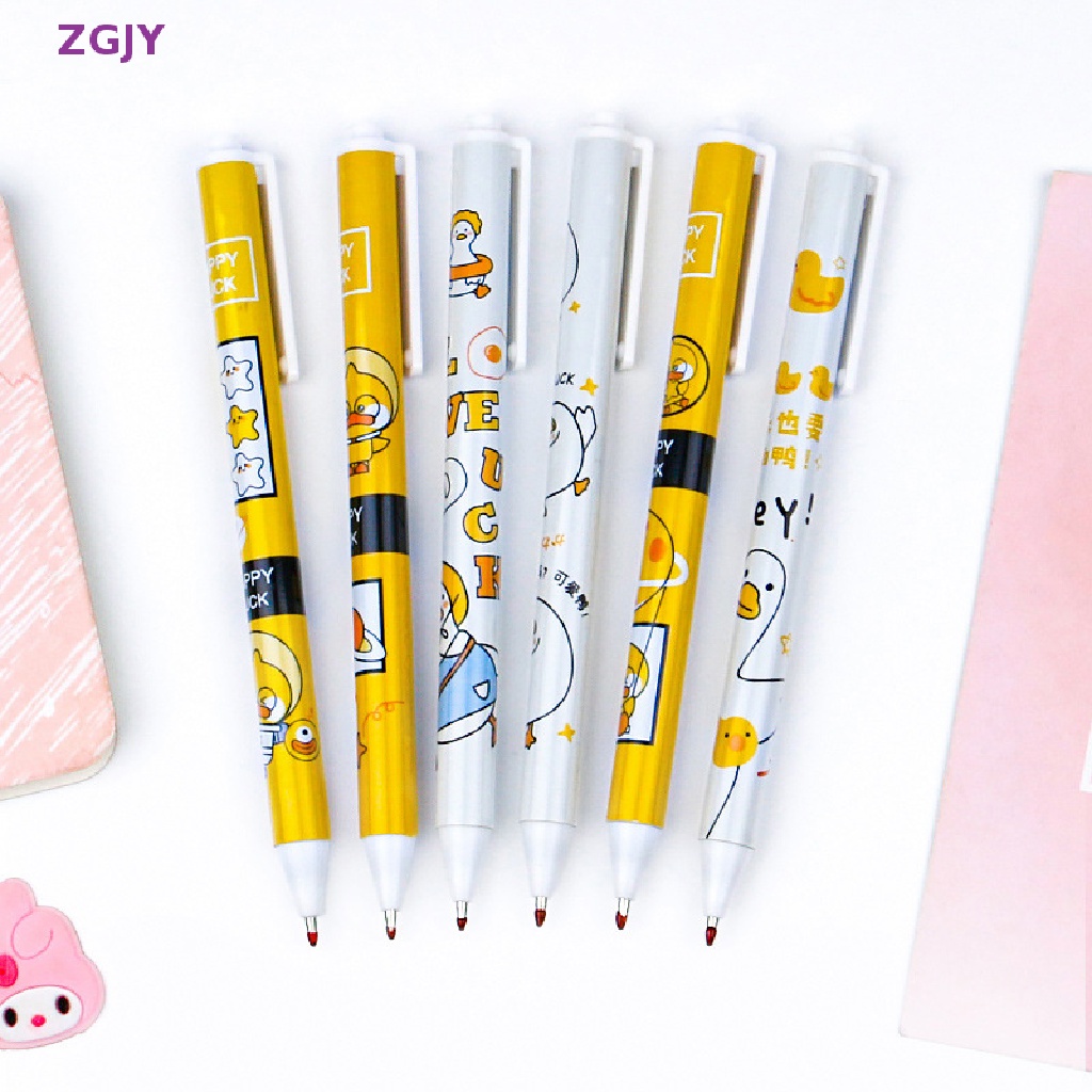 Bút Mực Gel Họa Tiết Vịt Hoạt Hình Dễ Thương Mới