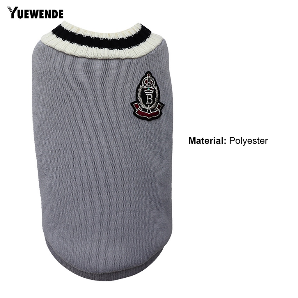 Áo Len Không Tay Cổ Chữ V Thời Trang Cho Thú Cưng