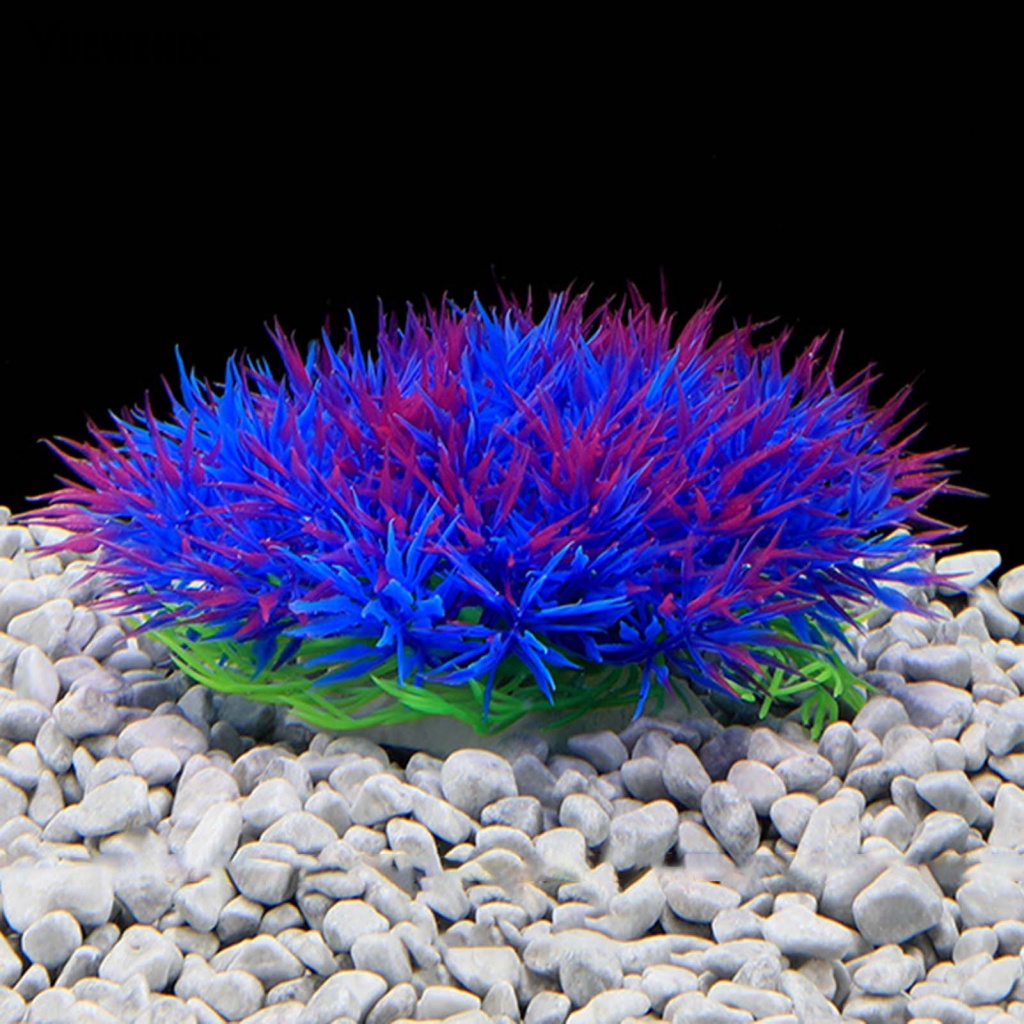 Cỏ Nhựa Nhân Tạo YE.B Không Phai Màu Trang Trí Bể Cá