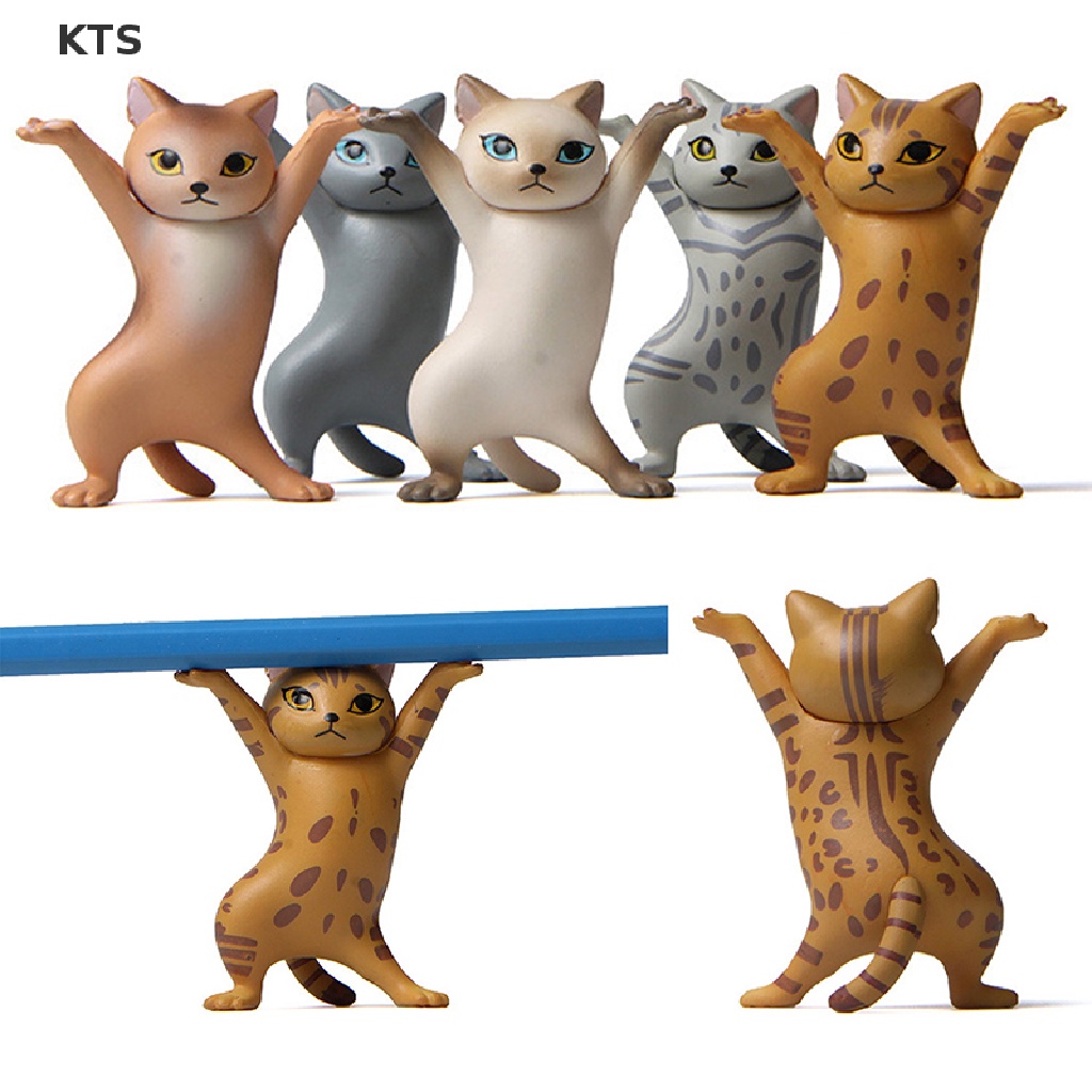 Giá Đỡ Bút Để Bàn Hình Mèo Hello Kitty Dễ Thương