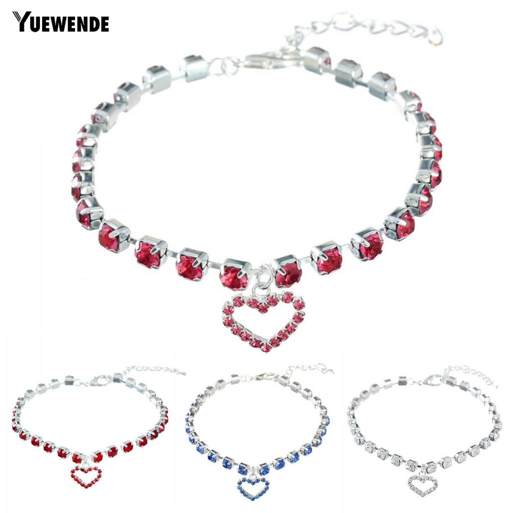 Vòng Cổ Đính Đá Lấp Lánh Sang Trọng Cho Thú Cưng