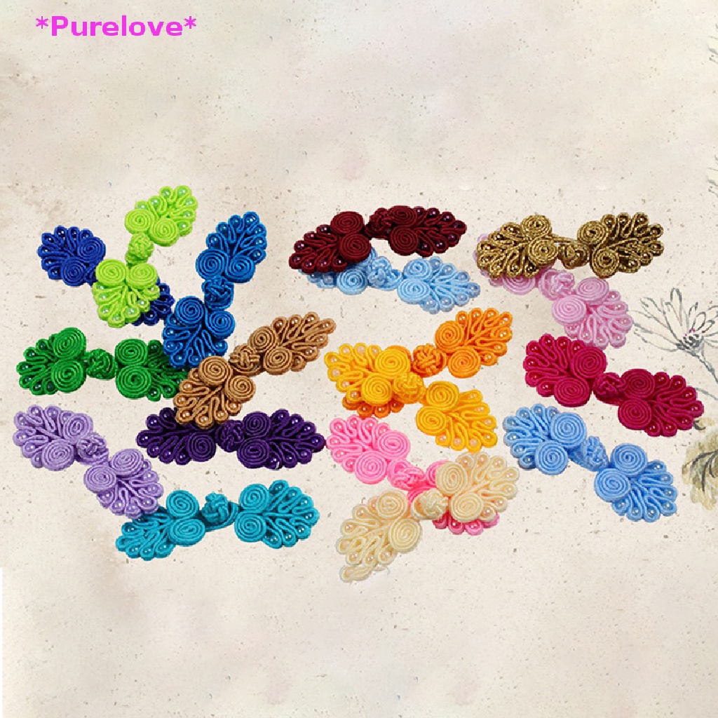 Set 2 Nút Thắt Nút Phong Cách Trung Hoa Dành Cho Sườn Xám Mới