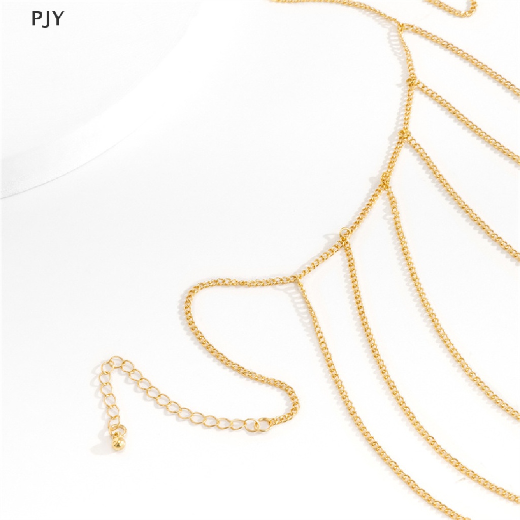 Pjy Vòng Đeo Cánh Tay Dạng Chuỗi Tua Rua Bằng Kim Loại Phong Cách Bohemian PJ