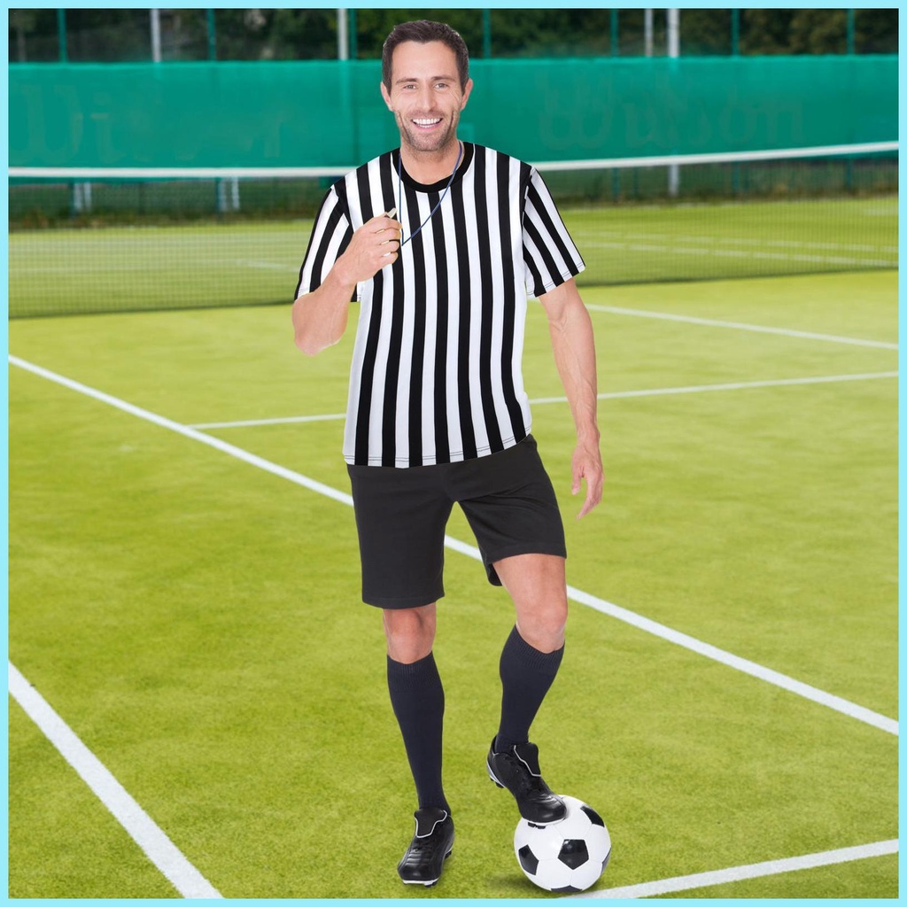 Áo Đồng Phục Bóng Đá Tay Ngắn Có Cổ Umpire Jersey