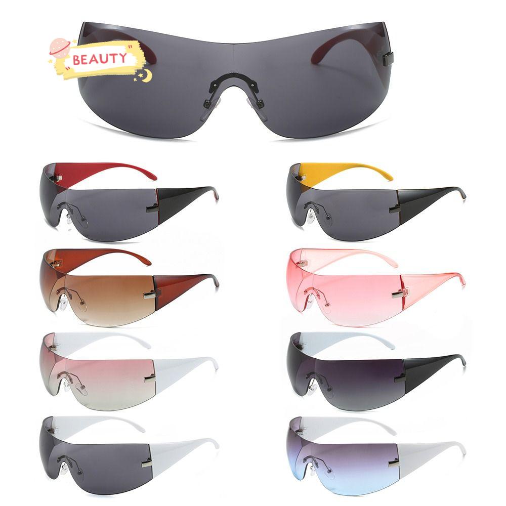 Kính Mát Không Gọng Phong Cách Hiphop One Piece Y2K Dành Cho Nam Và Nữ