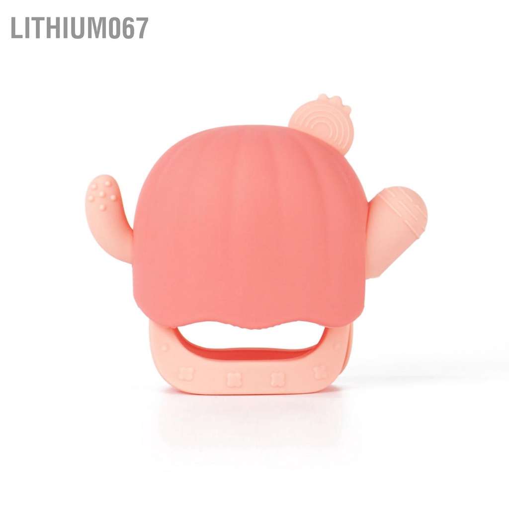 Lithium067 Bé Miếng Dán Mọc Răng Hình Cây Xương Rồng Đồ Chơi Nhai Cho Trẻ Sơ Sinh Nhu Cầu Mút