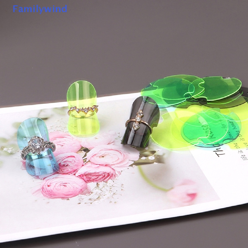 Set 10 Giá Đỡ Trưng Bày Nhẫn Bằng Nhựa Có Thể Gấp Gọn