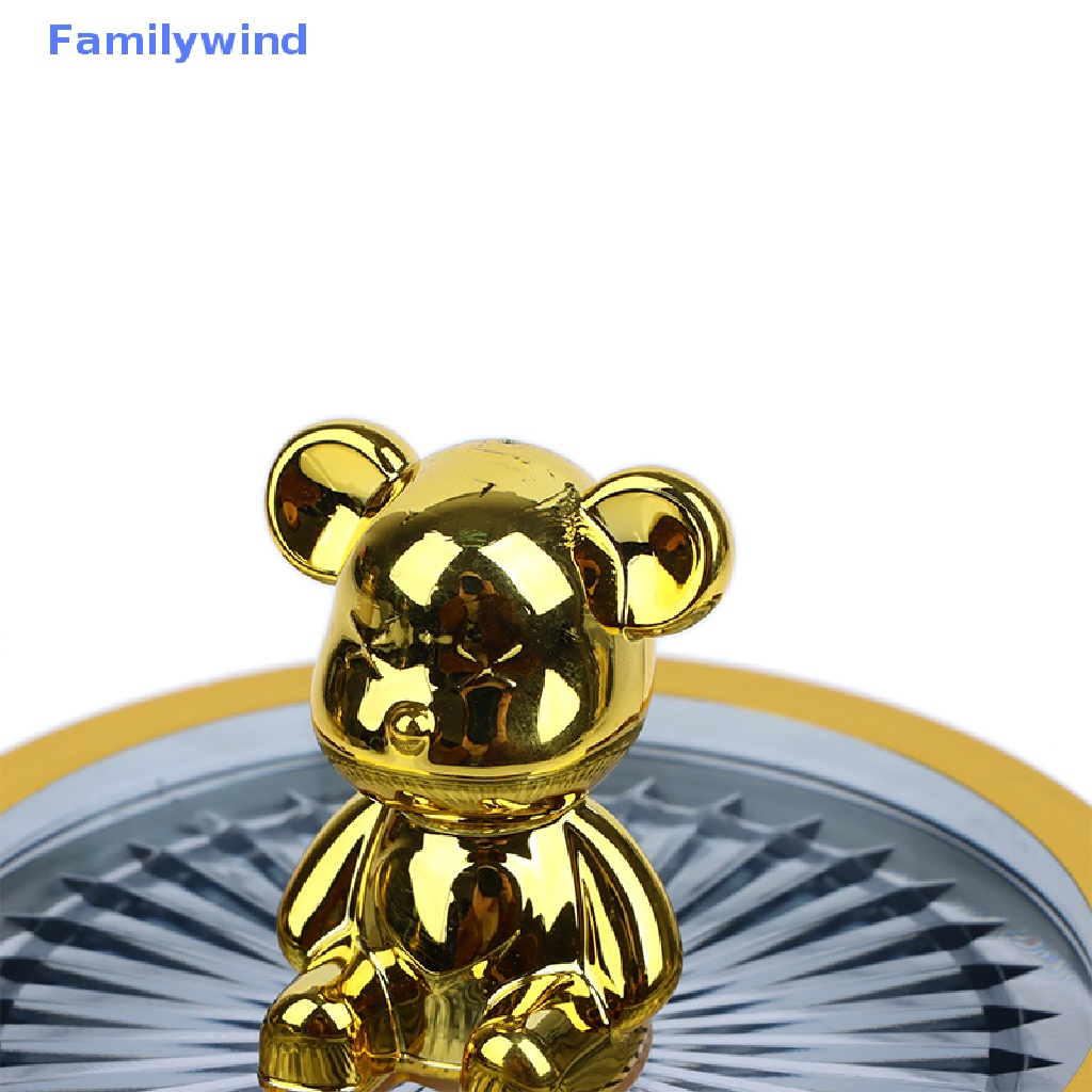Hũ Đựng Mỹ Phẩm Bằng Acrylic Trong Suốt Hình Gấu Dễ Thương