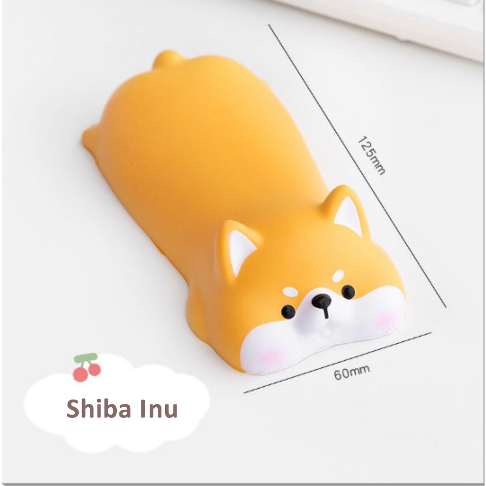 Kawaii Creative Silicone 3d Cổ Tay Nhỏ Tấm Lót Chuột Mini Lợn Dễ Thương Thỏ Chó Mèo Thiết Kế Hình Dạng Động Vật Bộ Nhớ Công Thái Học Mút Hỗ Trợ Cổ Tay Gối Nghỉ Đệm Thảm hiệu quả.store vn