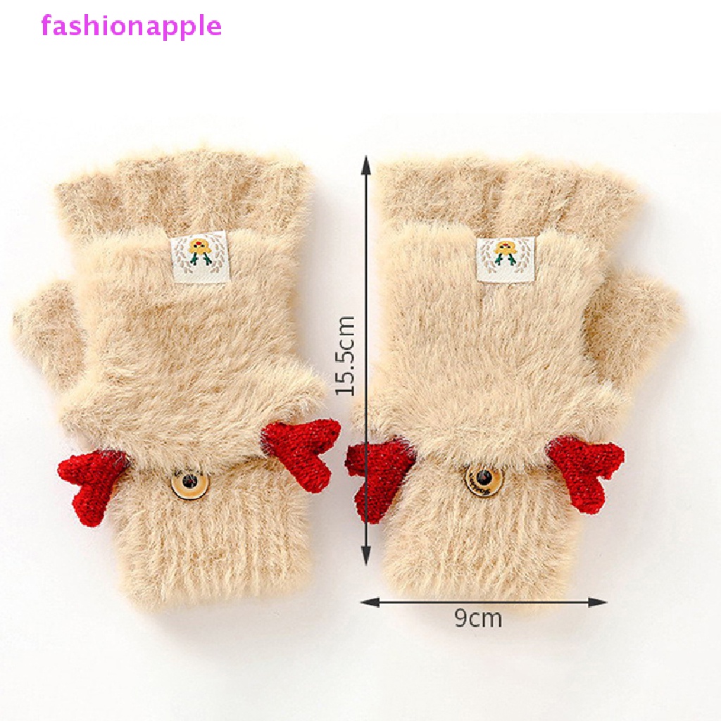 Găng Tay Nhung Hở Ngón Thời Trang Nữ Tính