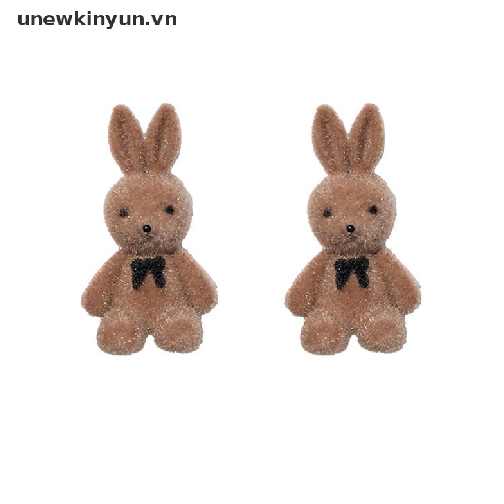 Bông Tai Xỏ Hình Gấu / Thỏ Nhồi Bông Đáng Yêu Dành Cho Bạn Gái VN