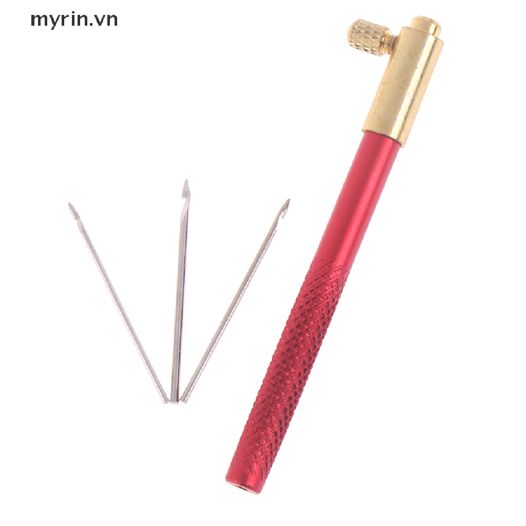 Dụng Cụ Đan Móc Tambour Với 3 Móc Thêu Kiểu Pháp