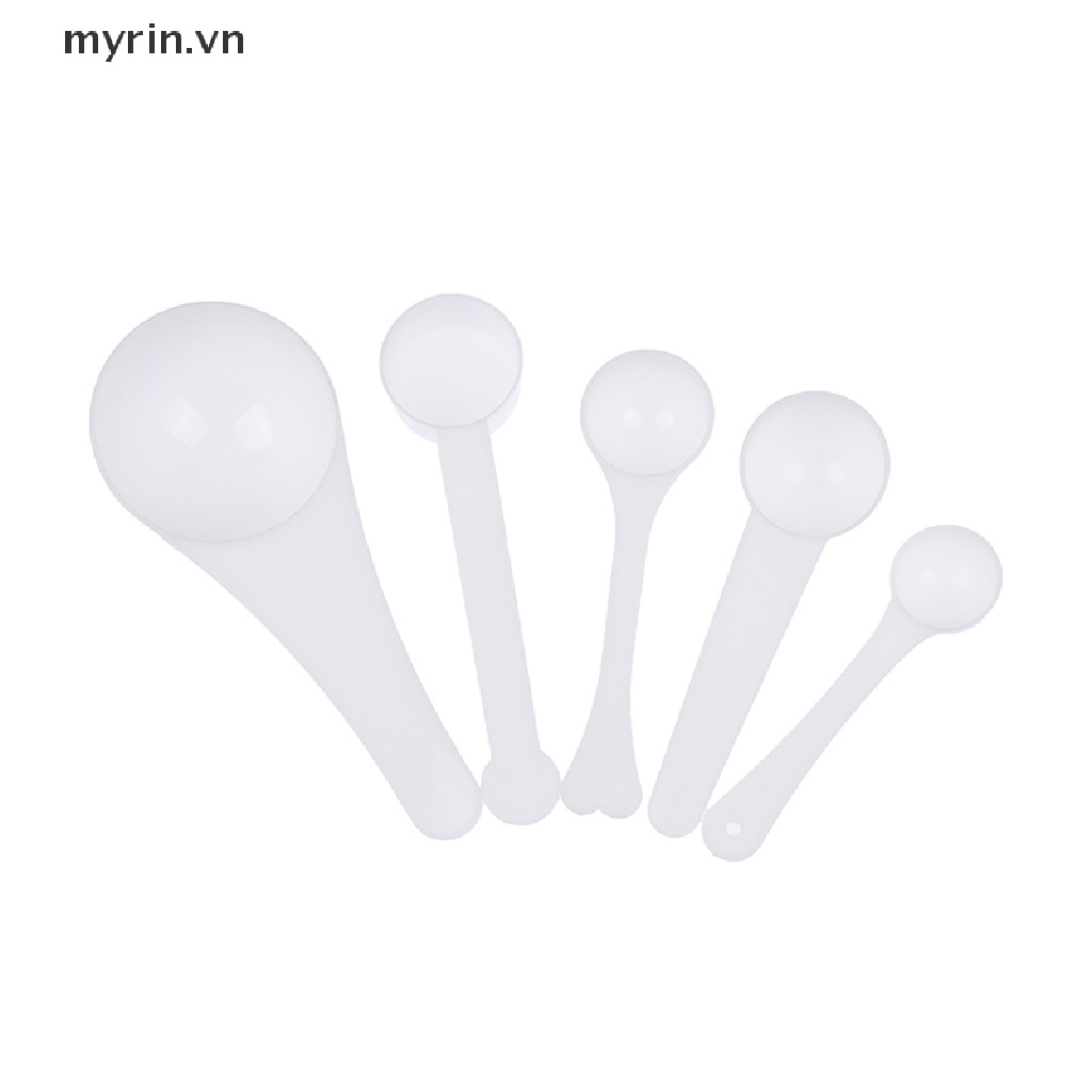 Set 10 Muỗng Nhựa Đo Lường 1g 3g 5g 10g Tiện Dụng
