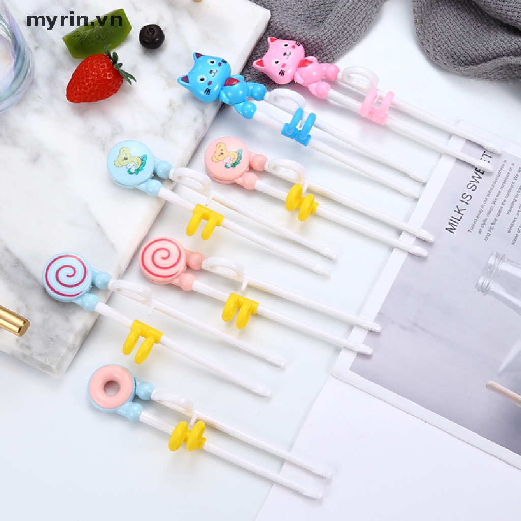 Dụng Cụ Tập Ăn Họa Tiết Hoạt Hình myrin Dễ Thương Cho Bé