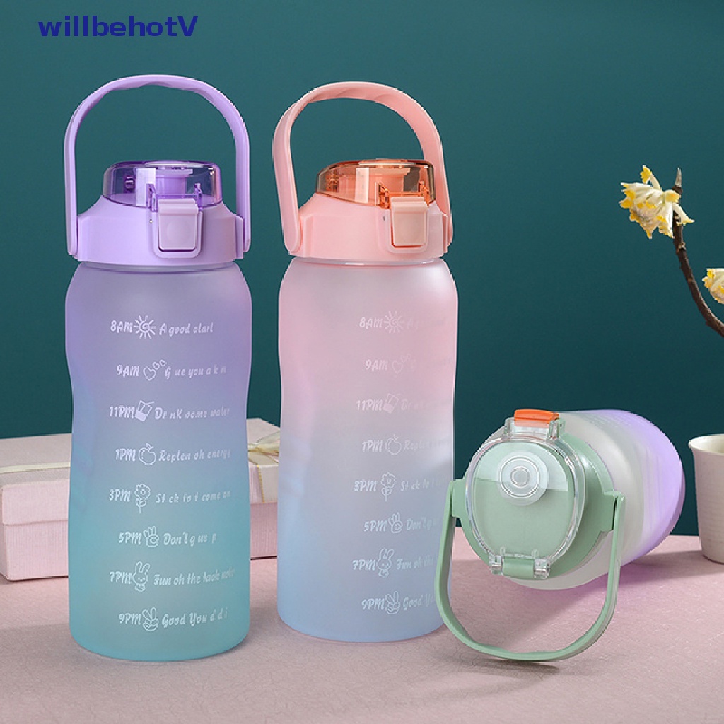 Bình Nước Thể Thao 750ML Có Ống Hút Chống Rò Rỉ Cho Nữ