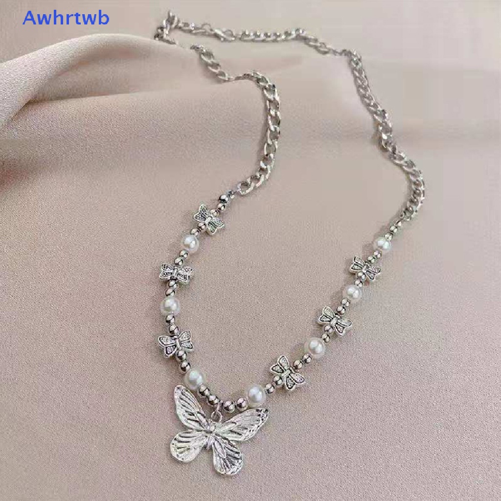 1 Vòng cổ Mặt Hình Bướm Đính Đá Thời Trang Dành Cho Nữ Mới