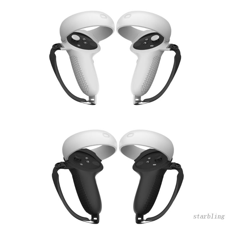 Dây Đeo Tay Cầm Điều Khiển Chơi Game Bằng Silicon Mềm Bền Bỉ Cho Quest 2 VR