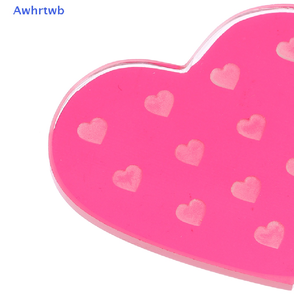 Khay Đựng Lông Mi Giả Bằng Acrylic Hình Trái Tim Tiện Dụng Mới