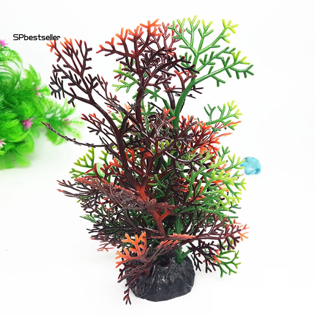 Cây Cỏ Nhân Tạo Bằng Nhựa Dùng Trang Trí Bể Cá