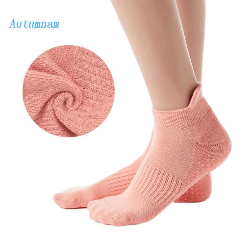 Set 2 / 3 Đôi Vớ Bằng Cotton Chống Trượt Thoáng Khí Dành Cho Nữ Tập Yoga