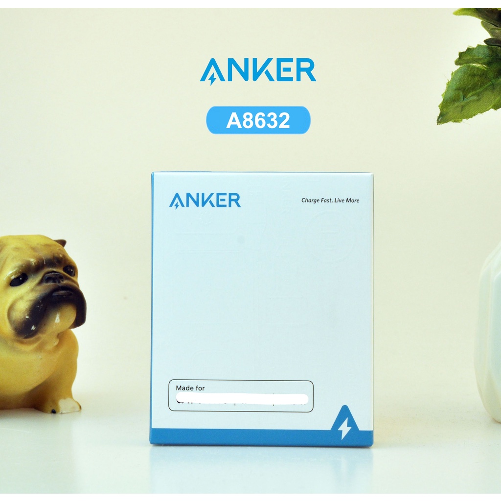 Cáp sạc nhanh Anker A8632 0.9m / A8633 1.8m Power Line II Flow USB-C to L,Bảo Hành 12T