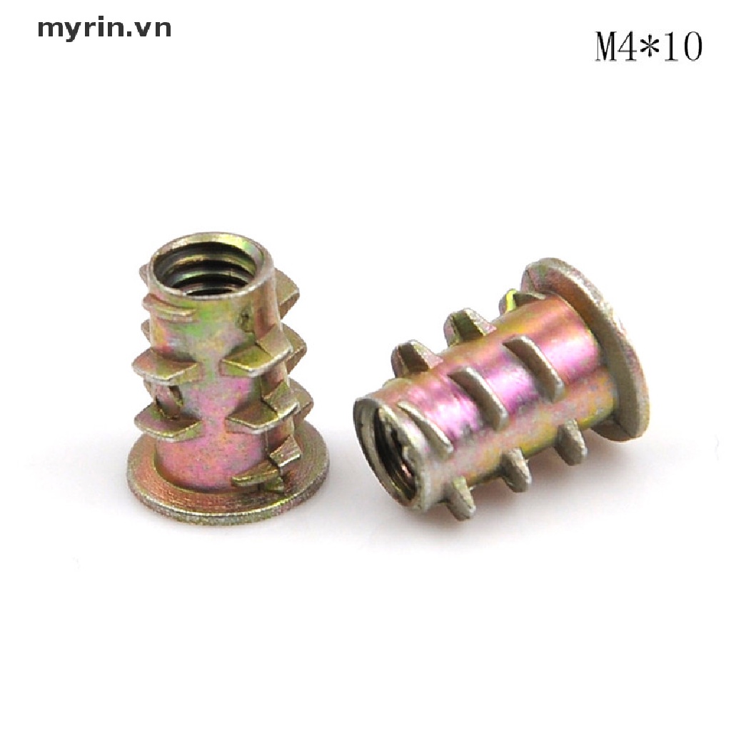 Set 10 Ốc Vít Đầu Lục Giác Bằng Hợp Kim Kẽm Cho Gỗ M4-M10