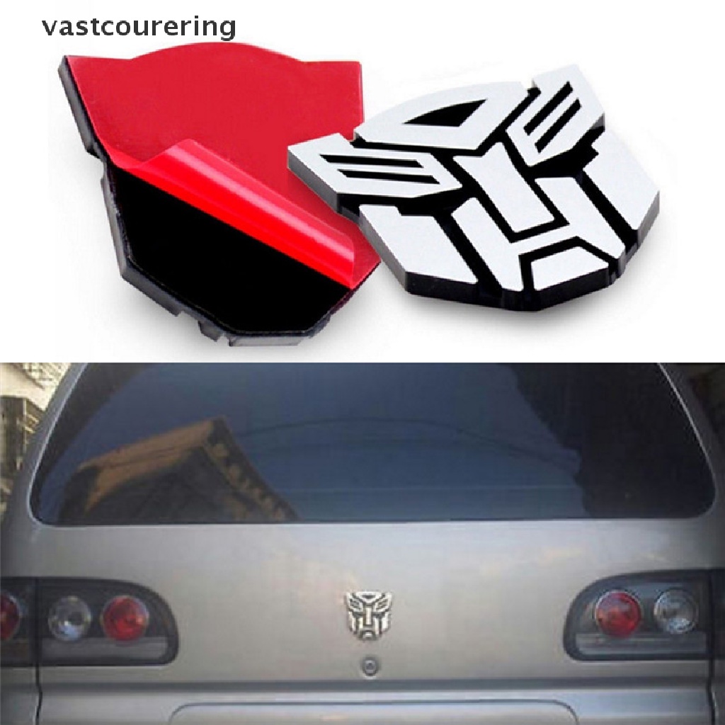 Miếng Dán Logo Transformers 3D Bảo Vệ Xe Hơi
