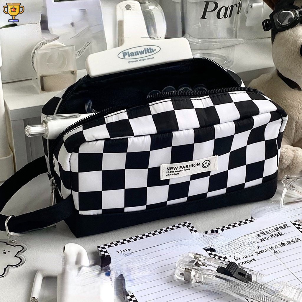 Túi Đựng Bút Chì / Cọ Trang Điểm Đa Năng Sức Chứa Lớn Tiện Dụng