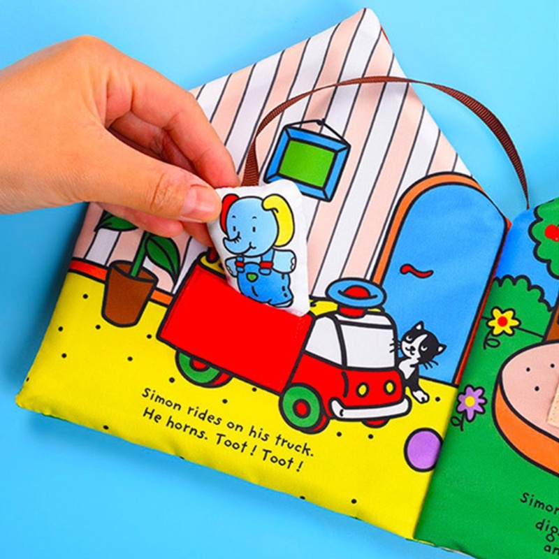 Sách Vải Mềm Nhiều Màu Cho Bé Học Theo Phương Pháp Montessori