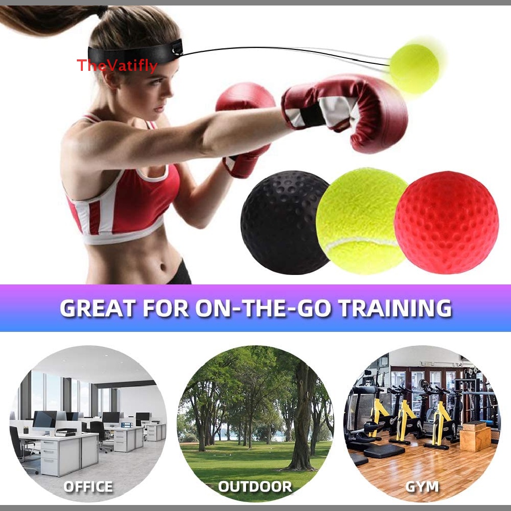 Bóng Đấm Bốc Phản Xạ Tốc Độ Cao Hỗ Trợ Luyện Tập Phản Xạ Mắt / Tay / Mắt