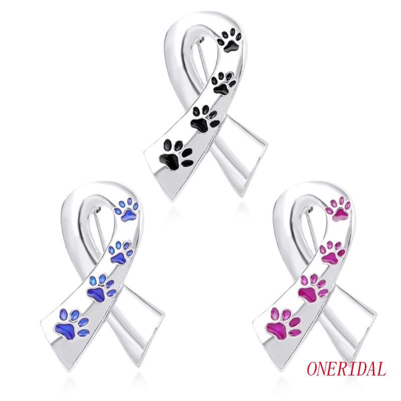 Ghim Cài Áo Hình Dấu Chân Chó / Mèo Sáng Tạo Thời Trang