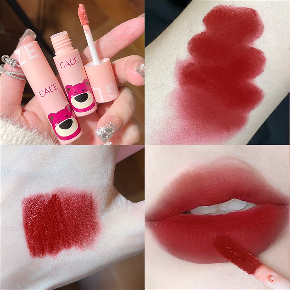 Set 3 Son Môi Lì Chống Thấm Nước Lâu Trôi Trang Điểm Tự Nhiên