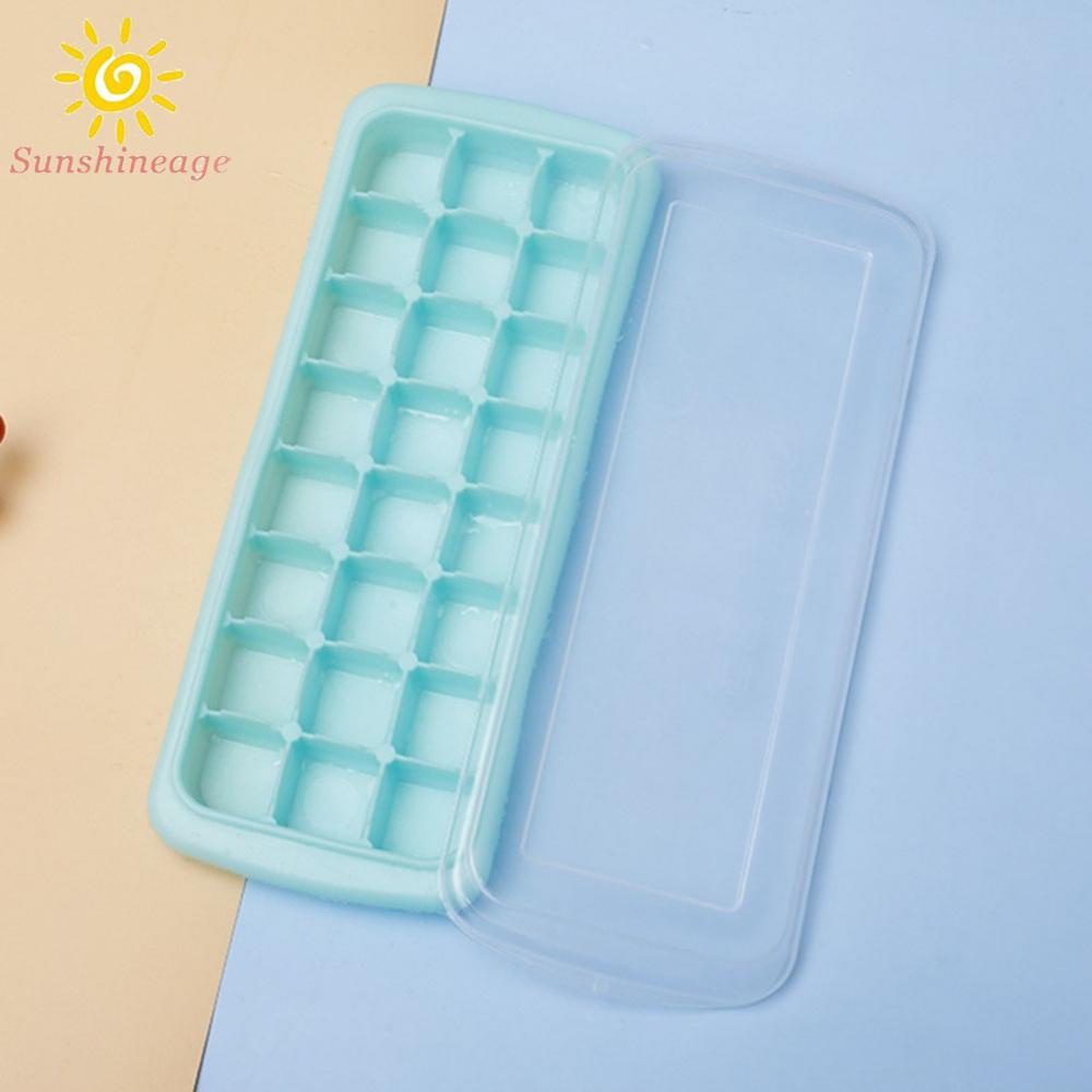 Khay Silicon Mềm Làm Đá Viên Không BPA 24 Hoặc 36 Ô