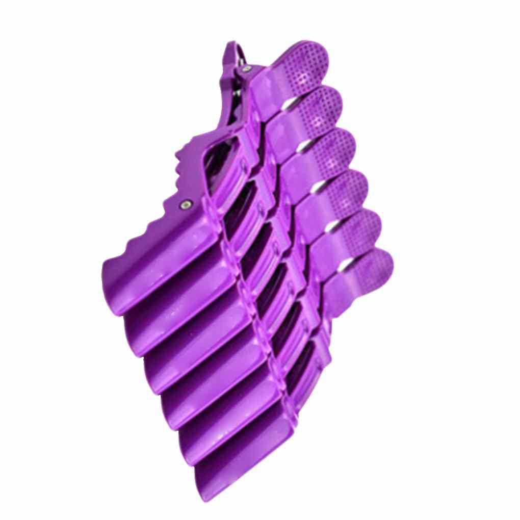 Set 6 Kẹp Mỏ Vịt Bằng Nhựa Màu Sắc Ngẫu Nhiên