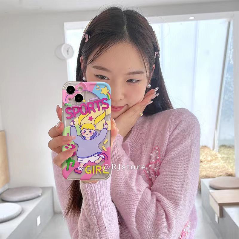 ✅Ốp Điện Thoại Trong Suốt Họa Tiết EXOB Dễ Thương Cho Iphone promax / 811 1213Pro / 7 14Plus 1213Pro