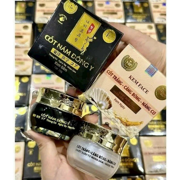 Combo Kem Cốt Trắng Nicos + Kem Face Cốt Nám Nicos Beauty Chính Hãng Thanh Nhi - shoptd_