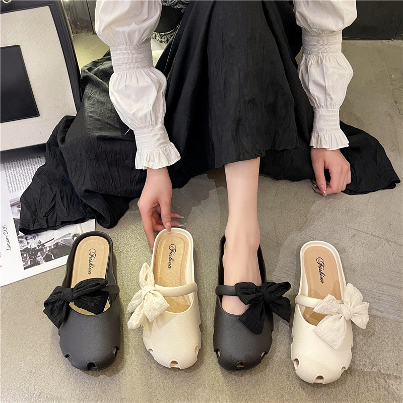 Xăng đan Đế Bằng Họa Tiết Bươm Bướm Thời Trang Hàn Quốc QAQ103