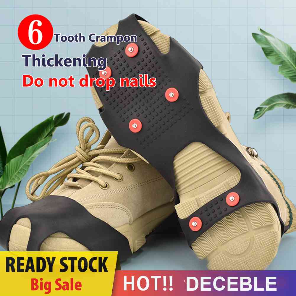 1 Cặp Đinh Tán 6 / 10 Đinh Gắn Đế Giày Chống Trượt Khi Đi Trên Tuyết