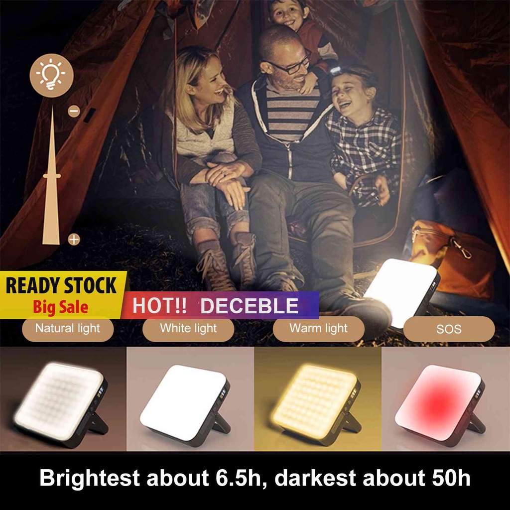 Đèn Cắm Trại Chống Nước 1000LM 13500mAh
