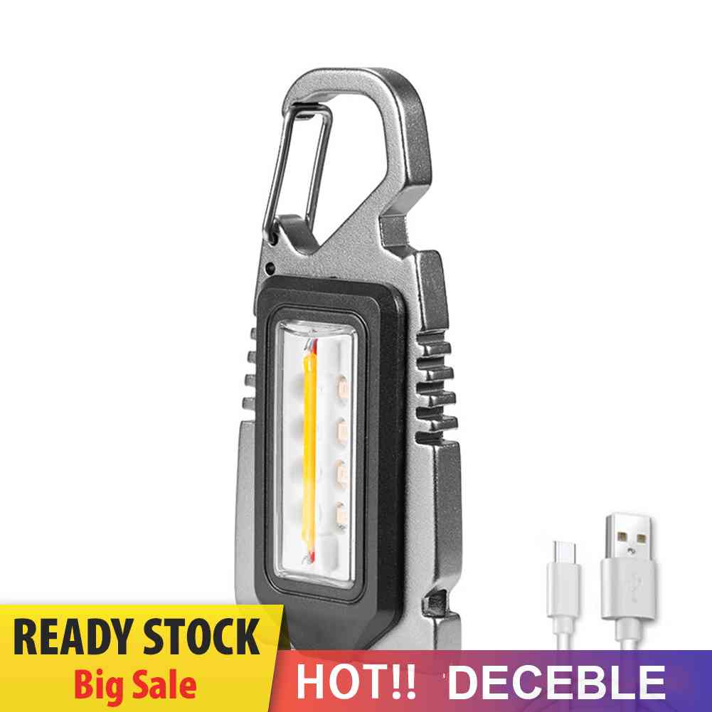 Móc Khóa Đèn Pin LED COB 500lm Chống Nước